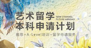艺术留学本科申请计划